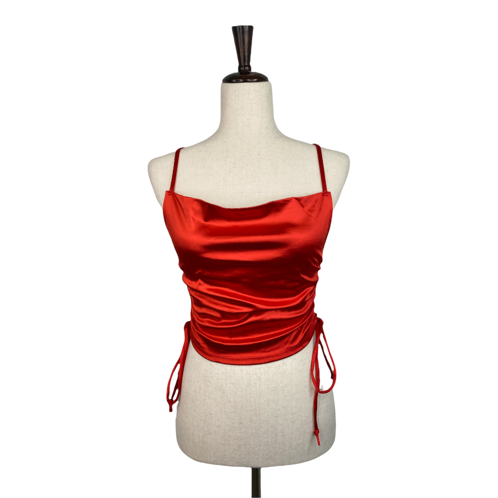 Popular 21 Cowl Neck Cinched Tank Small